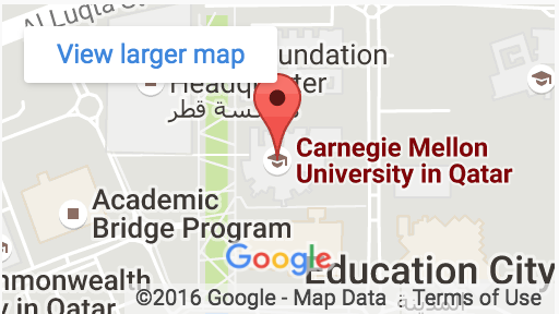 Google map of CMU-Q location
