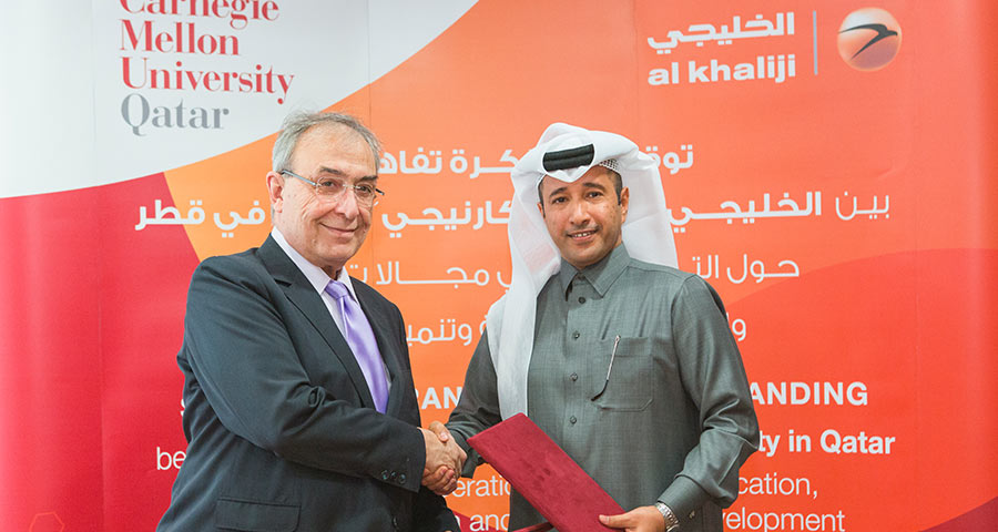 Dean Baybars signs MoU with al khaliji bank