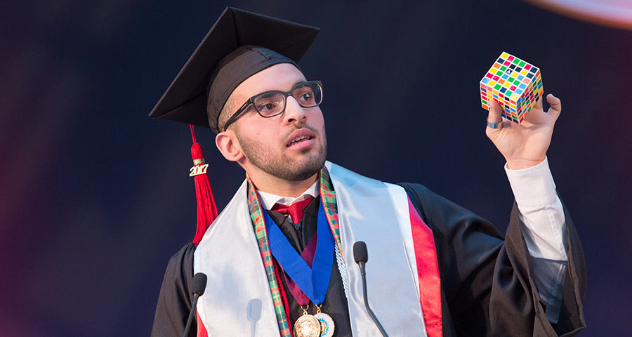 Student Speaker Ibrahim Soltan