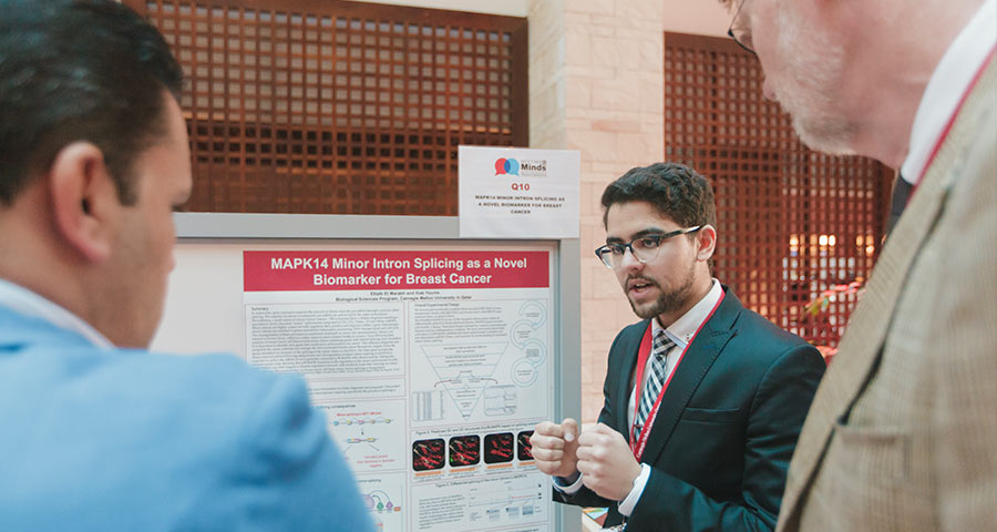 Ettaib El Marabti, winner of Best Project, Meeting of the Minds