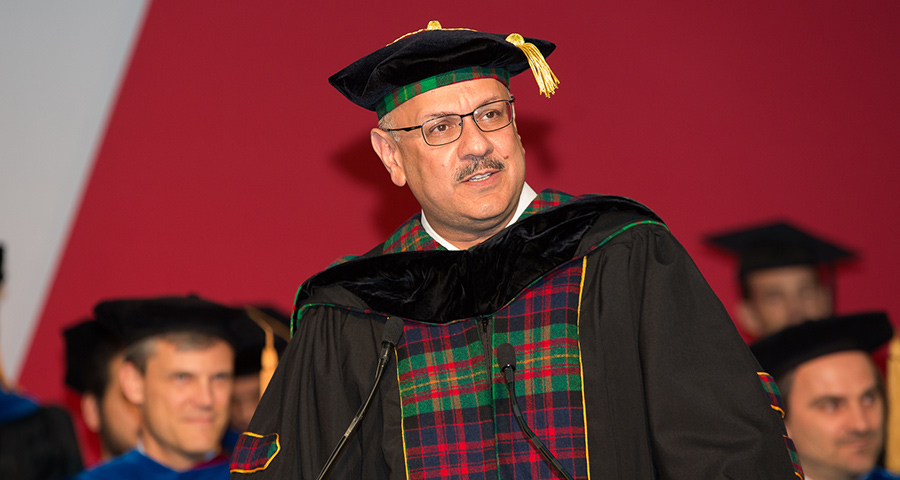 CMU President Farnam Jahanian at Graduation 2018
