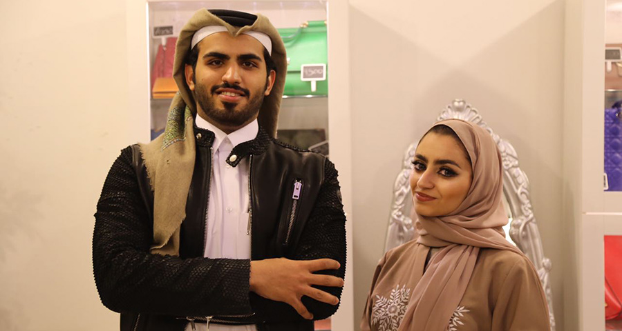 CMU-Q alums Mohammed Rashid Al-Matwi, Noora Al Jardi