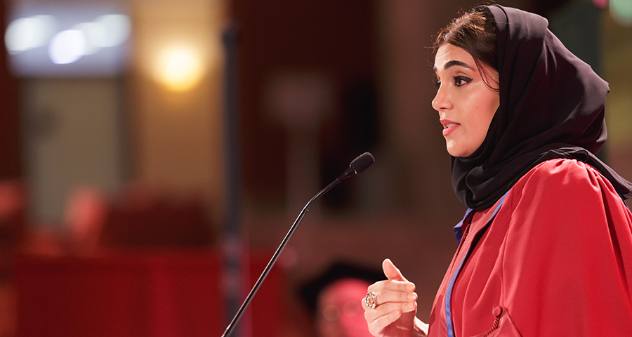 Dr. Amal Al-Malki at Convocation 2018