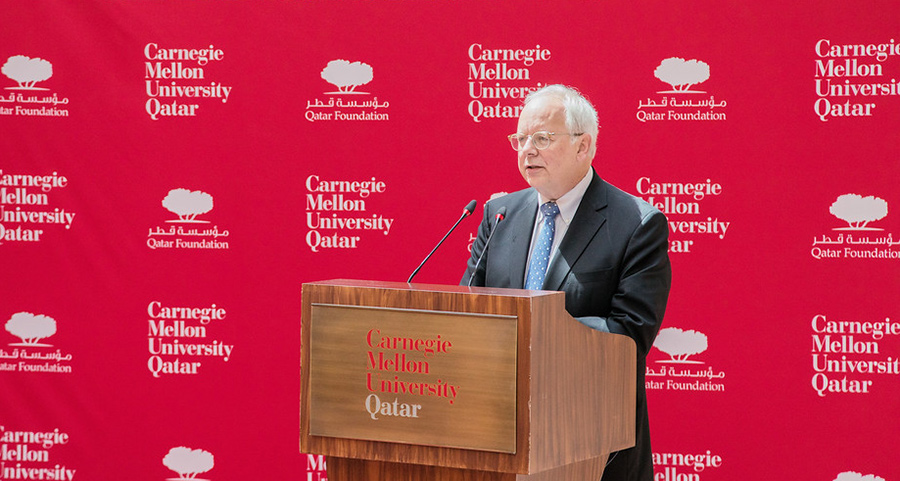 Michael Trick at the Dean's List ceremony 