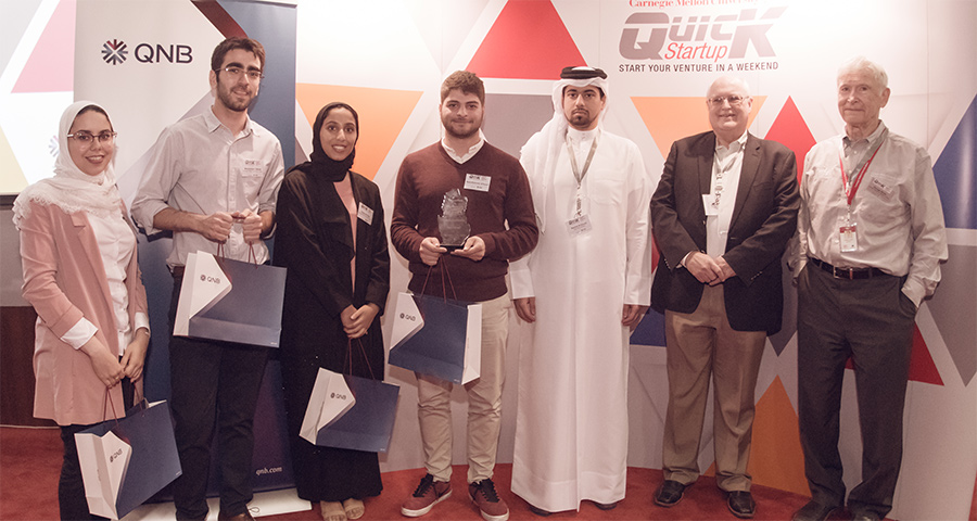 Second place team at Quick Startup 2019