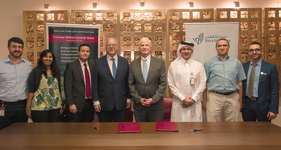 Carnegie Mellon and Sidra Medicine sign agreement to promote education, scientific collaboration