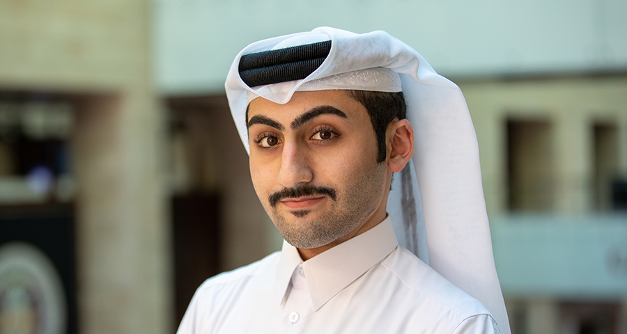 Fahad Bahzad is a Qatar Campus Scholar and CMU-Q graduate in business administration