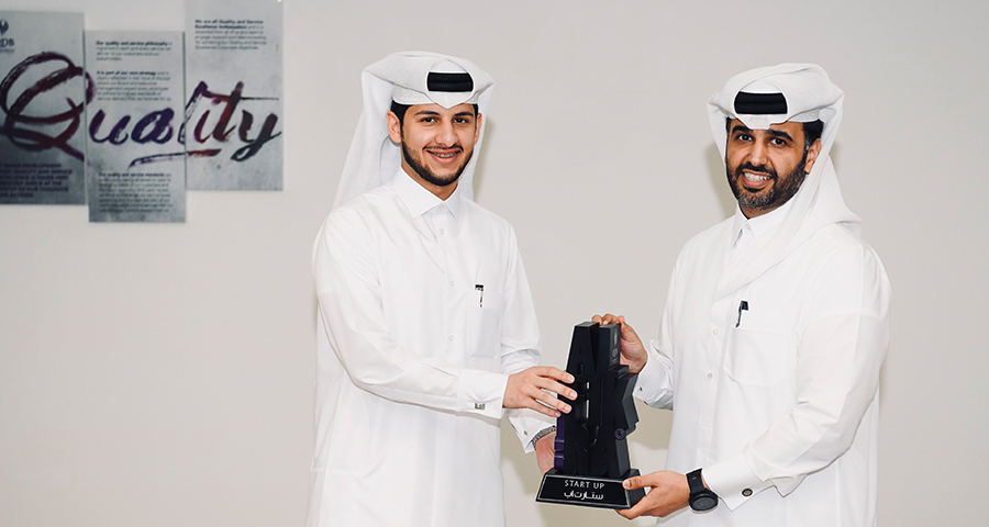 Mohammed Al-Qassabi takes home the Startup Category at the Al Fikra Competition 2020.