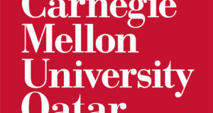 CMU Qatar Stack White On Red