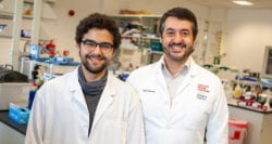 El Marabti and Younis in 2018, the year they published their first paper together on minor intron splicing.