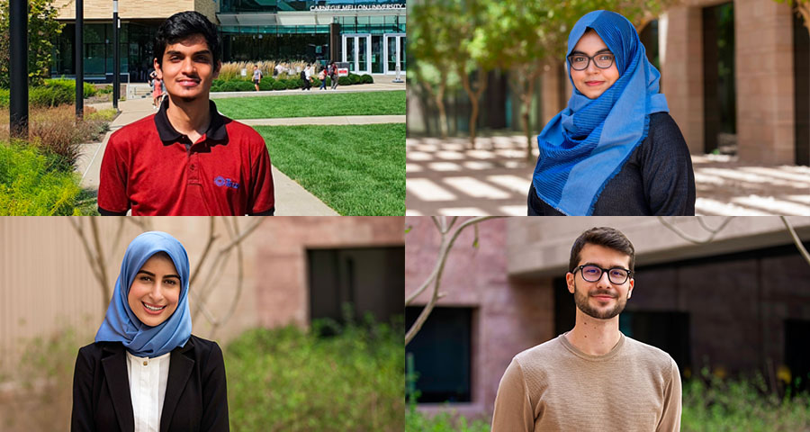 Qatar Campus Scholars, Class of 2022: Mohammed Tareef Sayed, Fabiha Tahsin, Fatima El Sallabi, Đorđe Popović