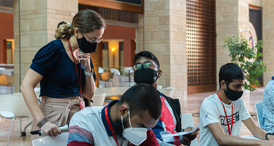 The Qatar Collegiate Programming Competition took place in person for the first time.