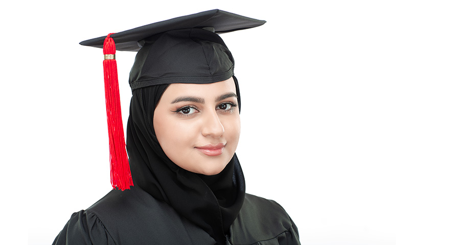 Waad AlKhenji is graduating with her degree in computer science.