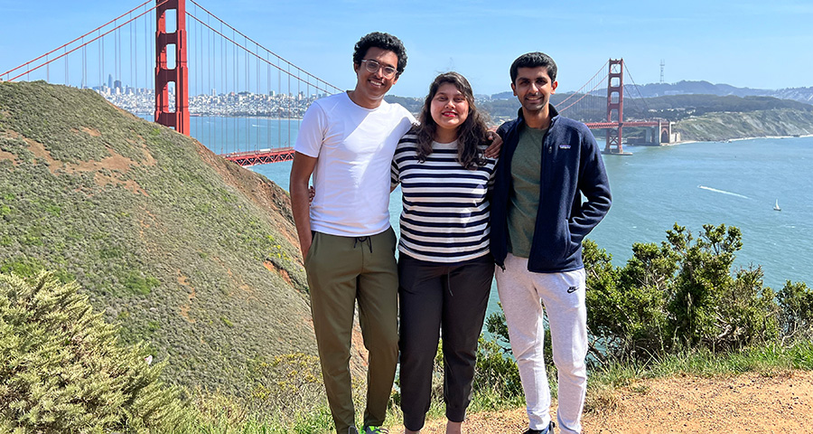 Sabih Bin Wasi, Rukhsar Neyaz and Musab Popatia are co-founders of Stellic, a degree-planning tool for post-secondary students