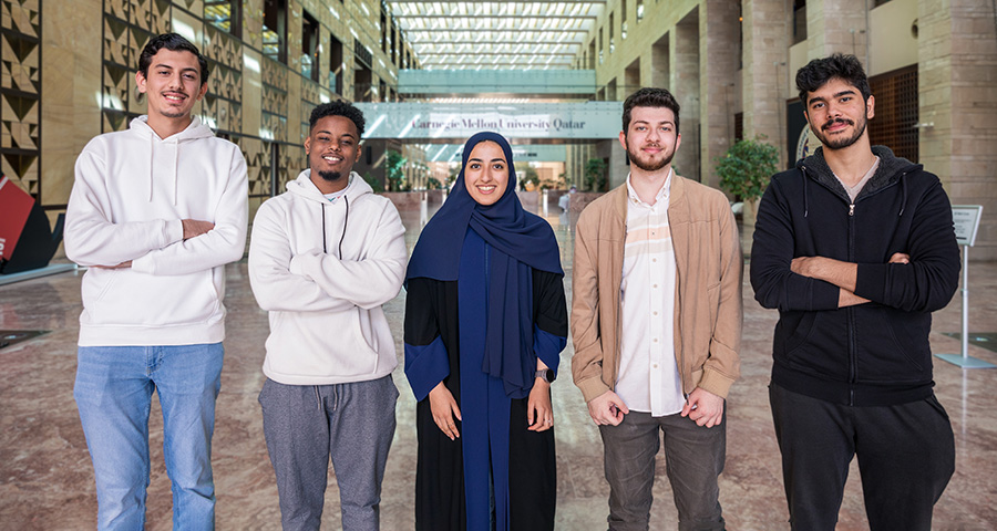 The CMU-Q team was undefeated heading into the semi-final round of the Asian Arabic Debating Championship.