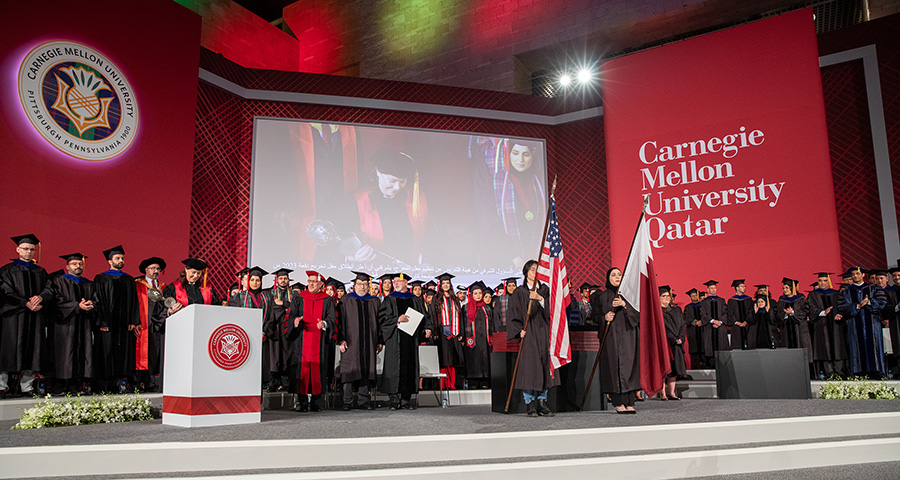 Graduates received their diplomas in biological sciences, business administration, computational biology, computer science, or information systems.
