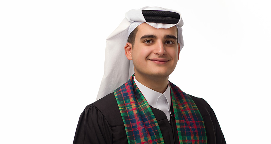 Abdulrahman Darwish Fakhroo will represent the Class of 2024 as Student Speaker on Graduation Day.