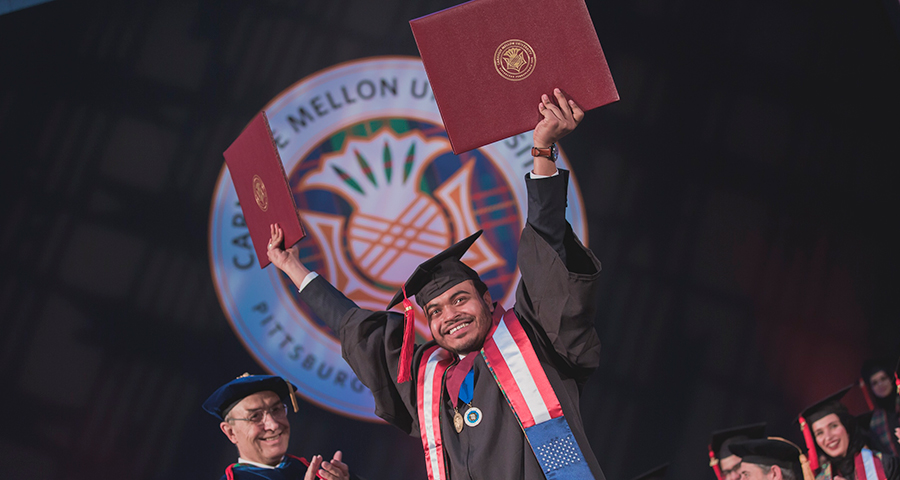 Maher Khan earned dual degrees in computer science and information systems in 2017.