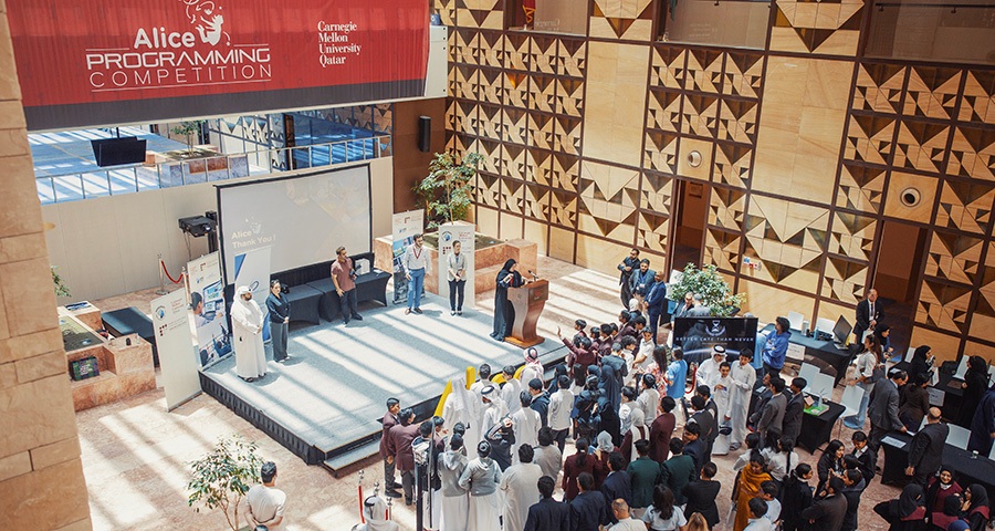 The Alice ME Programming Competition showcased the coding skills of more than 100 high school students