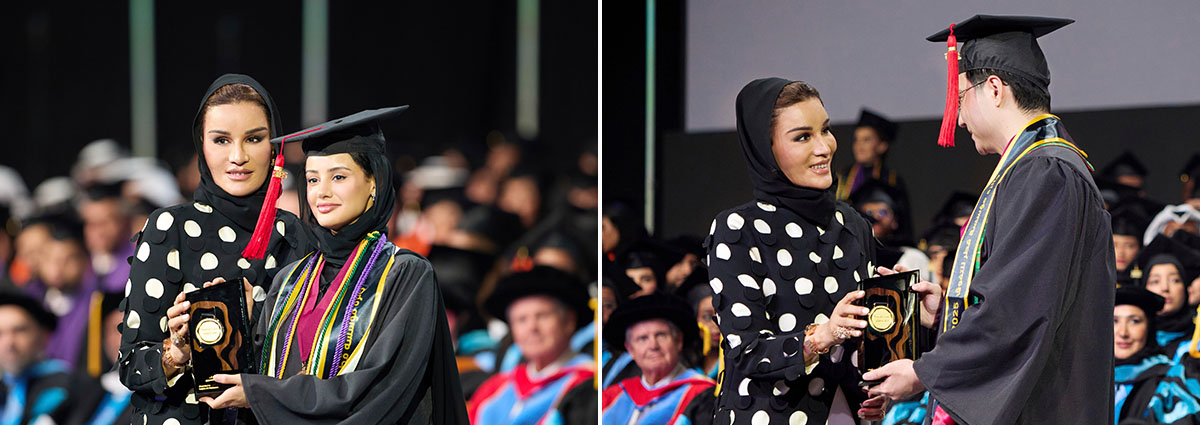 CMU-Q graduates honored with QF Excellence Award