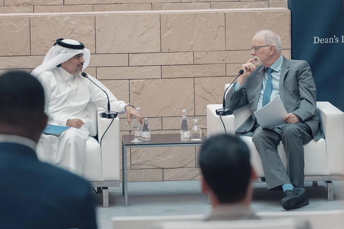 Director General of Qatar Fund for Development discusses sustainable development education and economic empowerment with Carnegie Mellon students